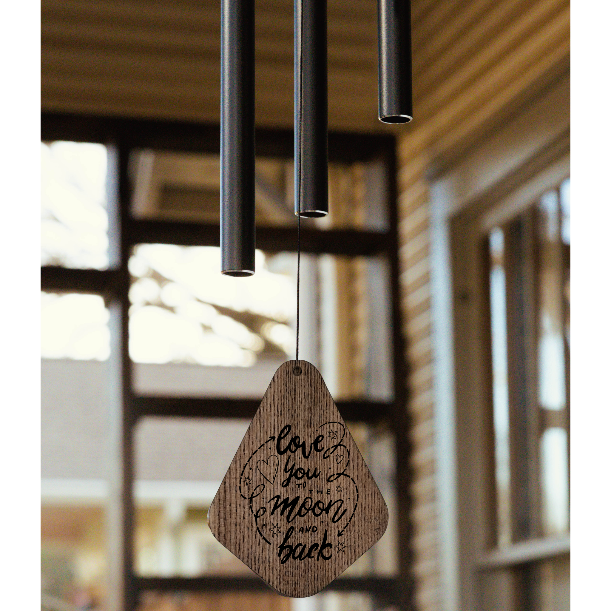 Wedding/Anniversary Serenity Deep Tone Wind Chime - Church Bells, Thoughtful Gift For Special Occasions or Reflections 55"