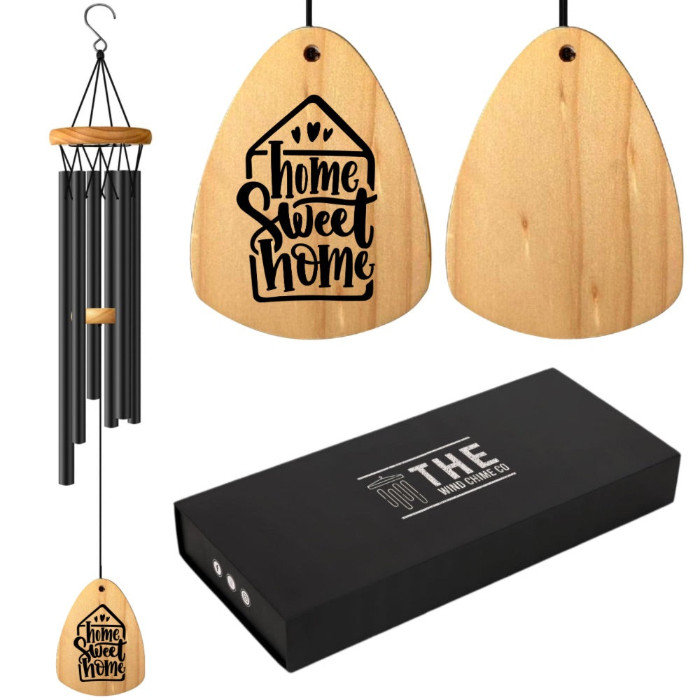 Home Blessing Serenity Wind Chimes - Thoughtful Gift For Special Occasions or Reflections 26”.