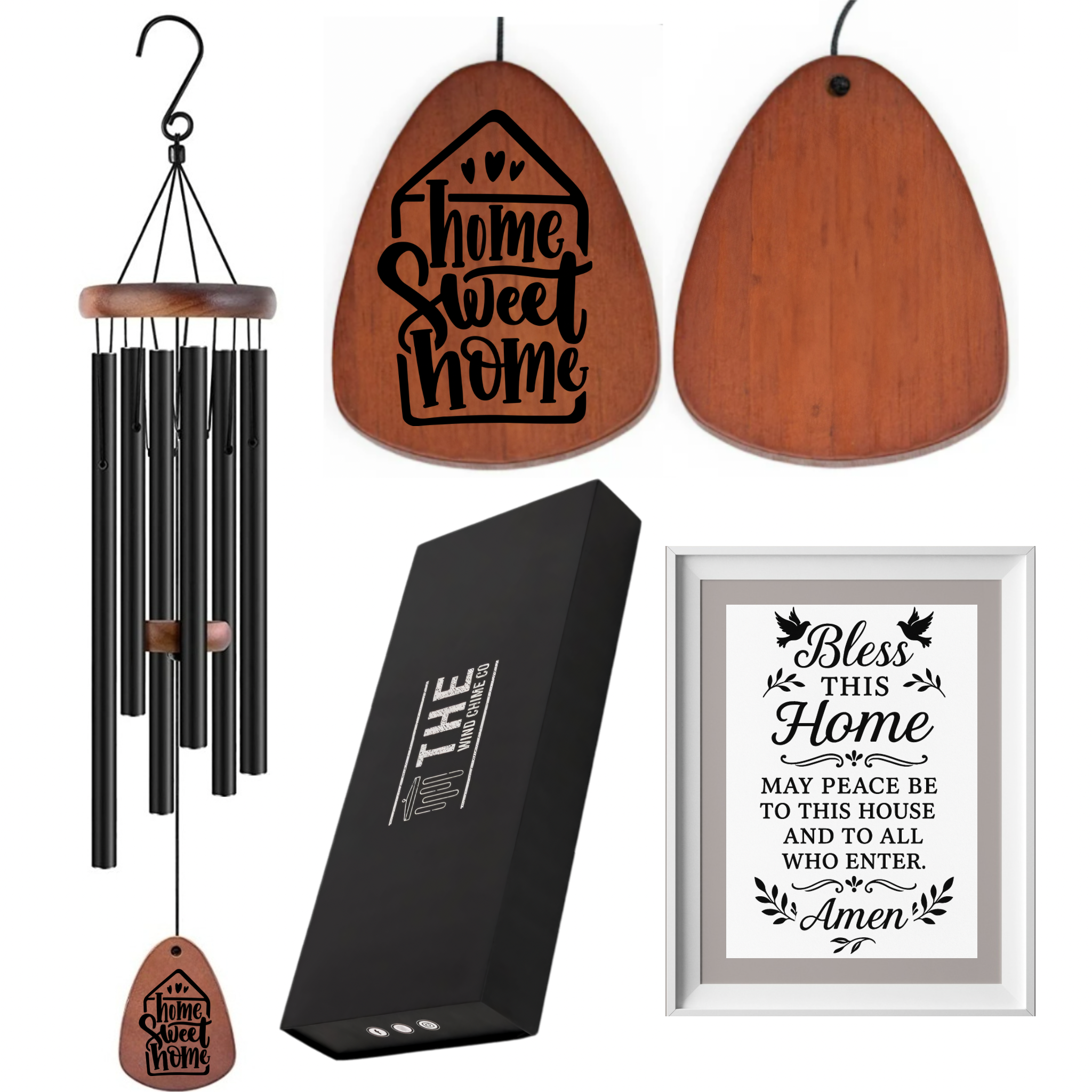 Memorial Serenity Wind Chimes - Thoughtful Gift For Special Occasions or Reflections 32”
