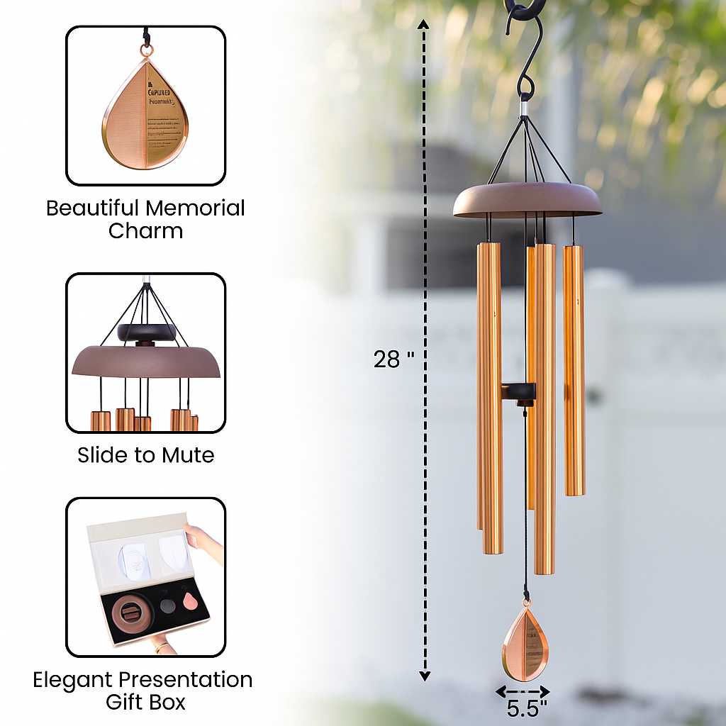 Whispering Hearts Wind Chime