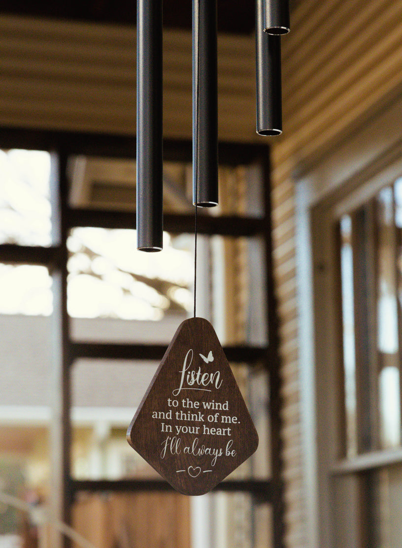 Memorial Serenity Large Deep Tone Wind Chime Church Bells, Thoughtful Gift For Special Occasions or Reflections 55”