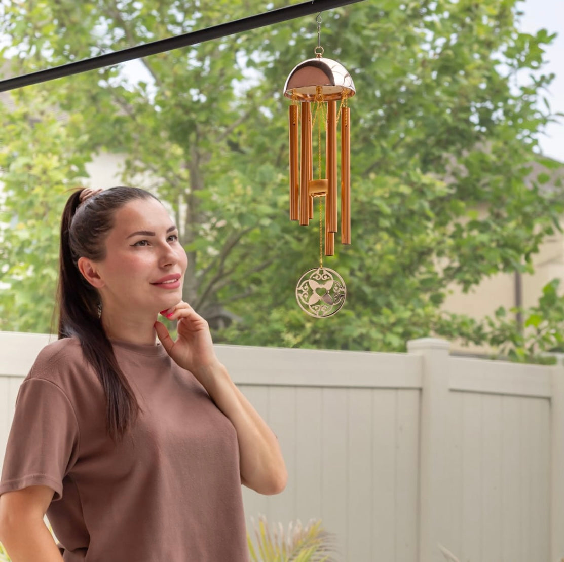 Whispering Hearts Wind Chime
