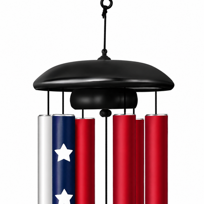 Patriot Wind Chime 29” - Freedom Rings