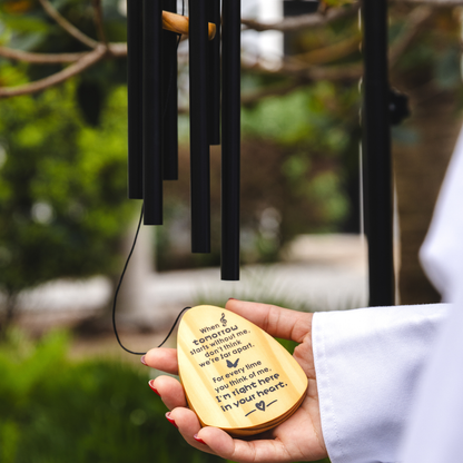 Memorial Serenity Wind Chimes - Thoughtful Gift For Special Occasions or Reflections 26”