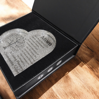 Acrylic Heart With Gift Box - For Custom Order